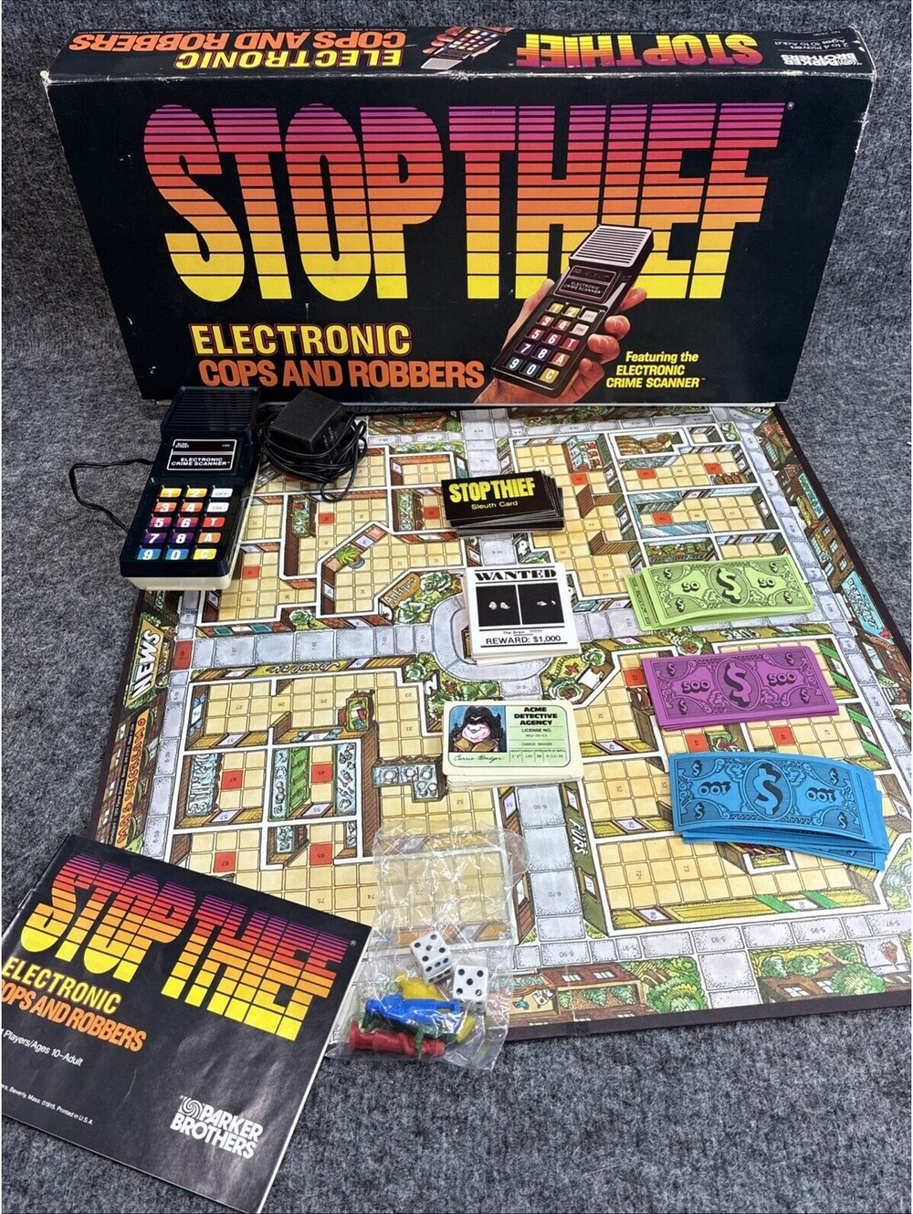 1979 Parker Brothers Stop Thief Electronic Cops and Robbers Game